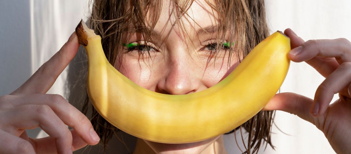banana para reflejar problemas de erección